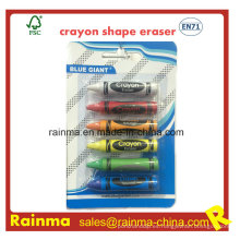 Crayon Shape Eraser para suministros de papelería